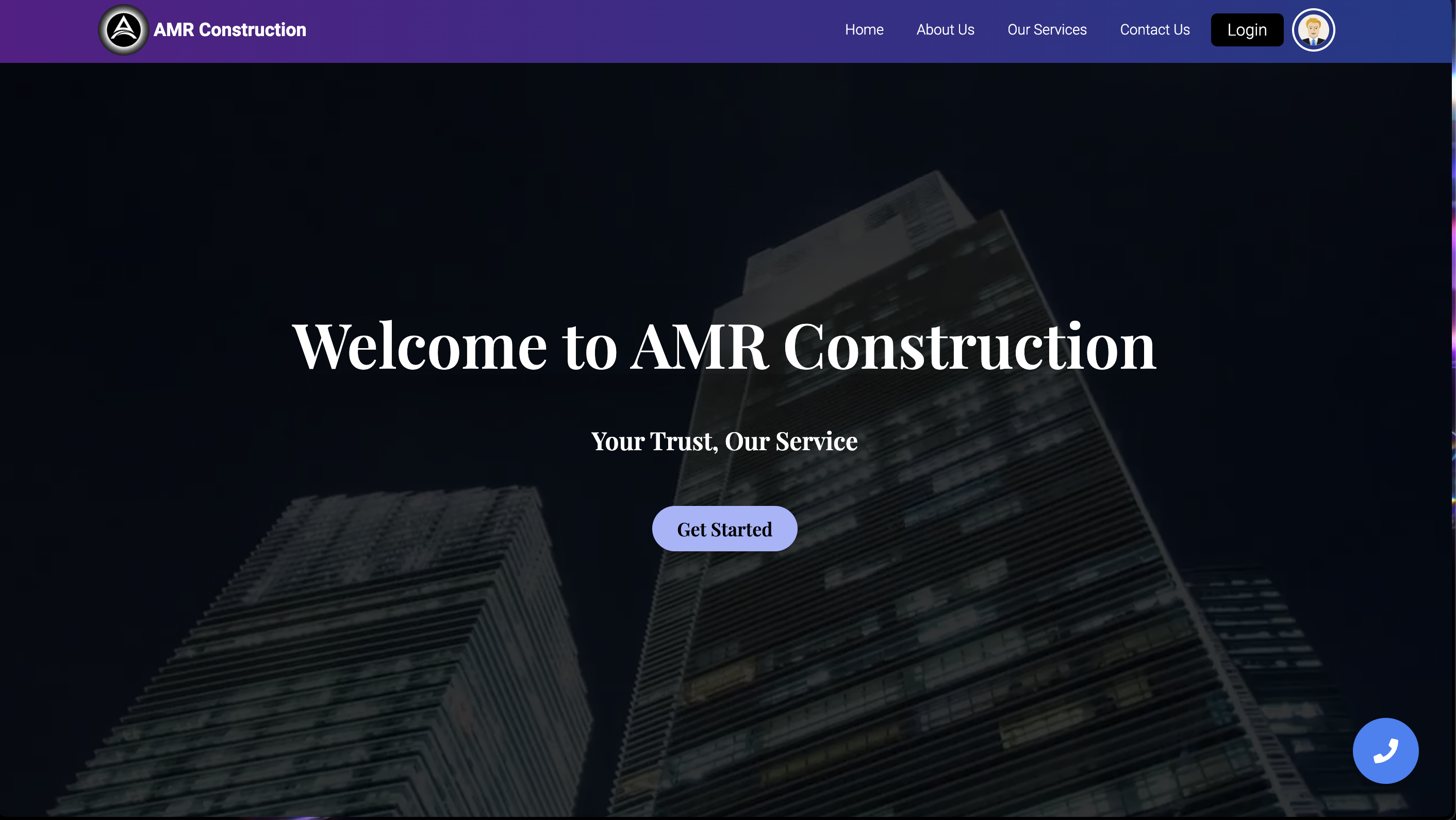 AMR Construction – Portfolio Website
