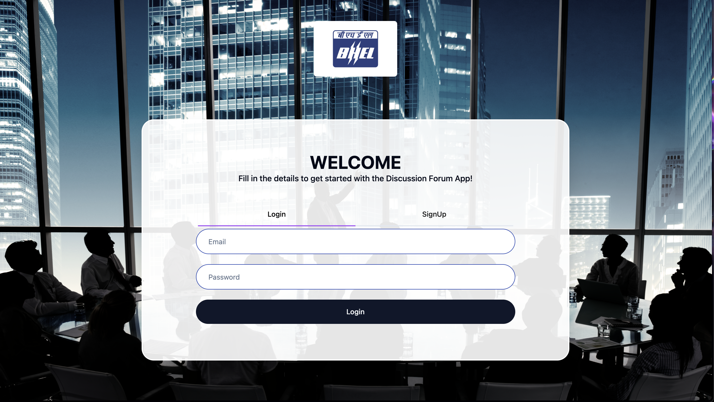 BHEL Connect Opus – Project Discussion Chat
