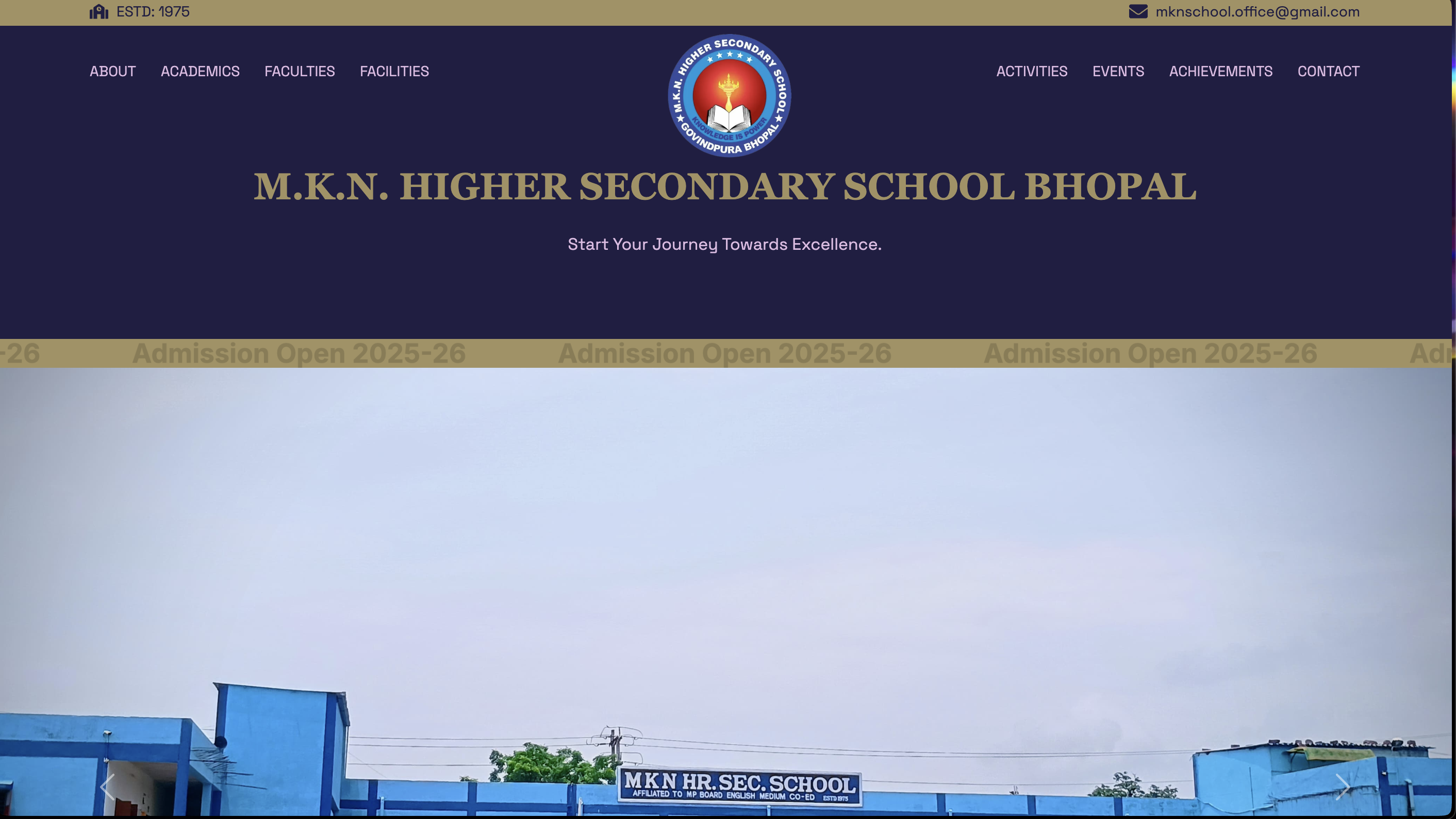 MKN School Website